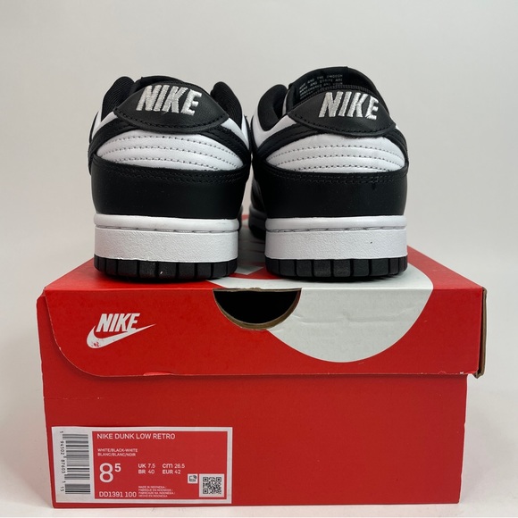 Nike Dunk Low Retro “Panda/Black White” 2023 - Picture 4 of 4